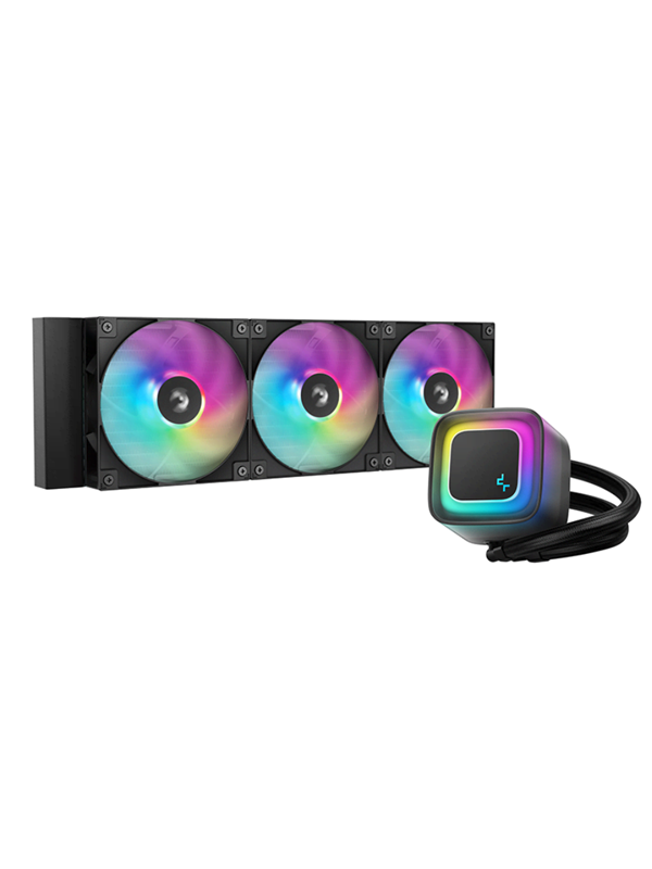 DeepCool LE360 V2 360mm ARGB -nestejäähdytin, musta