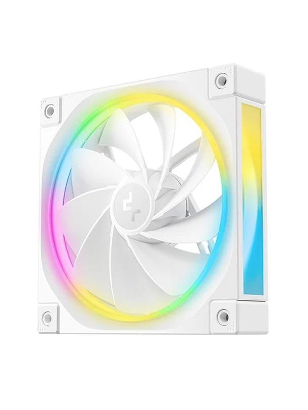 DeepCool FL12R WH - Kotelotuuletin - 120mm - Valkoinen, RGB-valolla - 34 dBA
