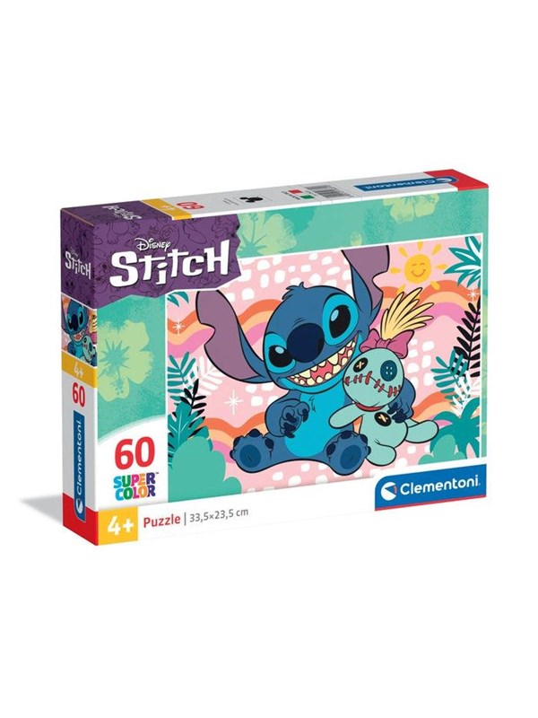 Clementoni Disney Stitch Super Colour Puzzle (60)