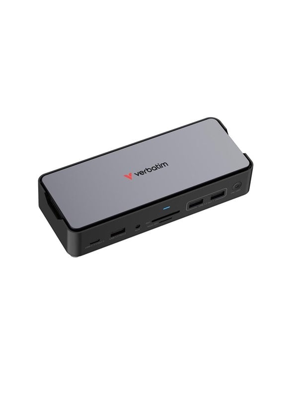 Verbatim Pro - docking station - USB-C - 2 x HDMI DP - 1GbE