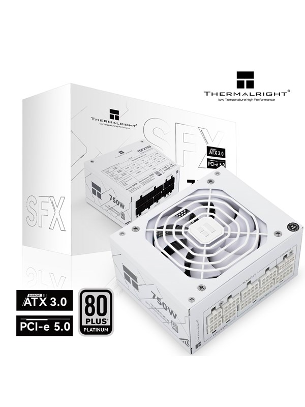 Thermalright TR-TPFX 750W 80+ Platinum modular PS Virtalähde - 750 Watt - 120 mm - ATX 3.0 - 80 Plus Platina sertifioitu