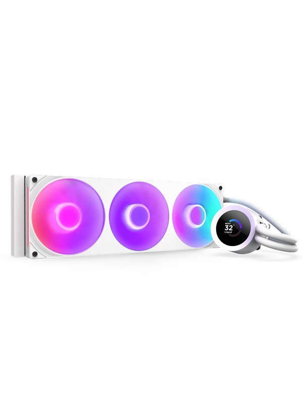 NZXT Kraken Plus 360 RGB White - CPU Vesijäähdytys