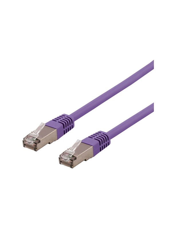 Deltaco patch cable - 1.5 m - purple - Purppura - 1m