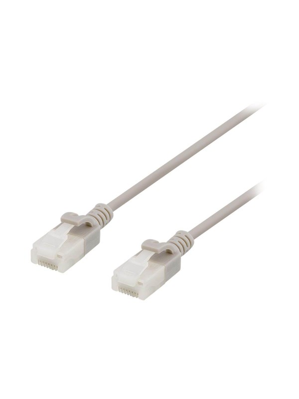 Deltaco patch cable - 50 cm - grey - Harmaa - 0.5m