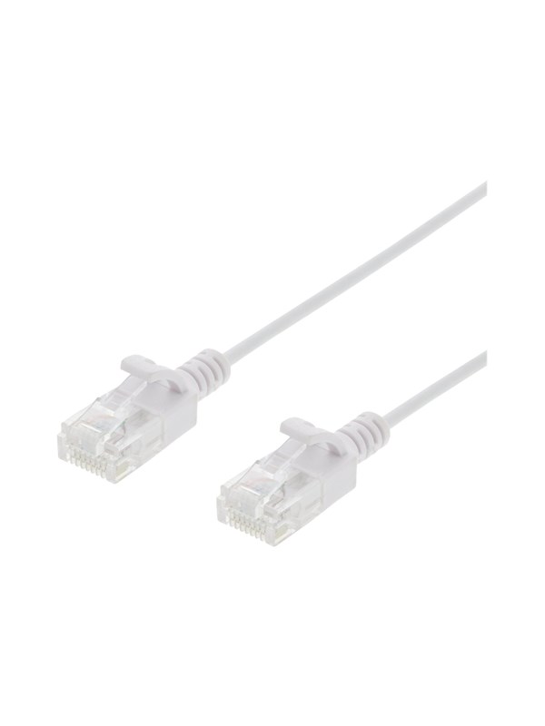 Deltaco patch cable - 1.5 m - white - Valkoinen - 1meter