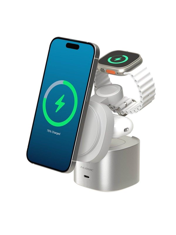 ALOGIC PowerPod 4-in-1 Qi2 Fast Wireless Charging Stand