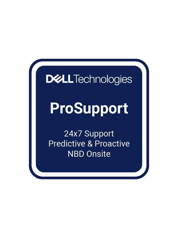 Dell Upgrade from 3Y Basic Onsite to 5Y ProSupport - extended service agreement - 5 years - on-site