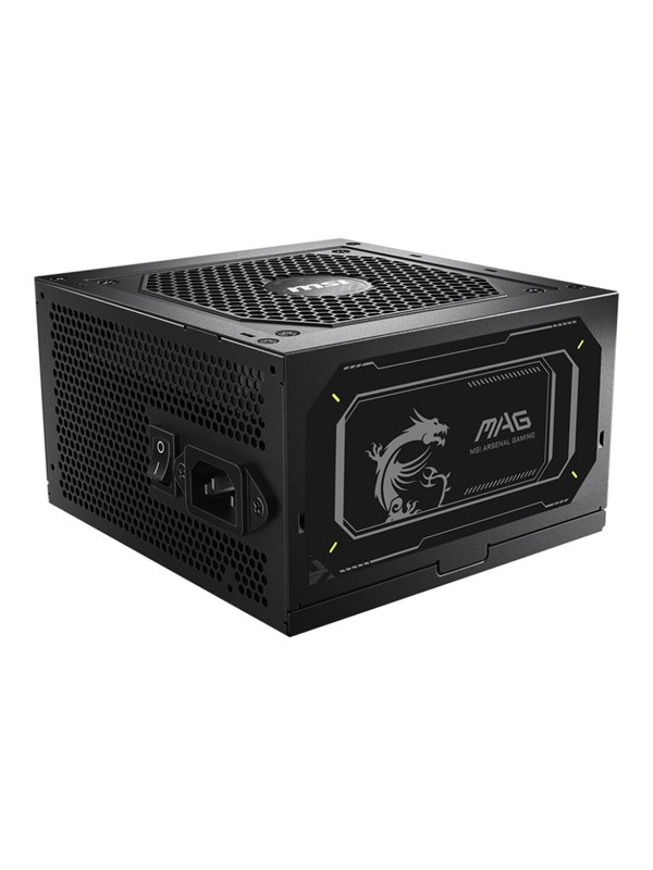 MSI MAG A750GL PCIE5 II Virtalähde - 750 Watt - 120 mm - ATX 3.1 - 80 Plus Kulta sertifioitu
