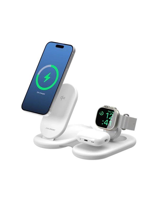 ALOGIC PackAway 3-in-1 Qi2 Fast Wireless Charger