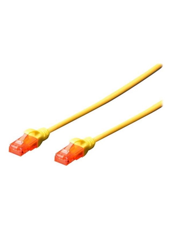 DIGITUS Professional patch cable - 10 m - yellow - Keltainen - 10m