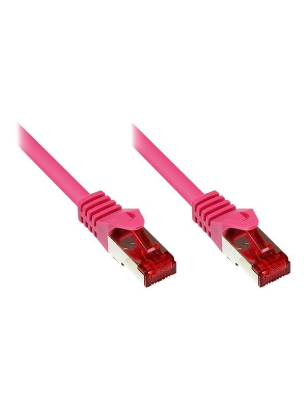 Alcasa electronik Good Connections RNS patch cable - 25 m - magenta - Pinkki - 25m