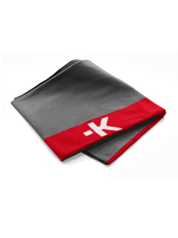 SKross Travel Blanket - Dark Gray/Red
