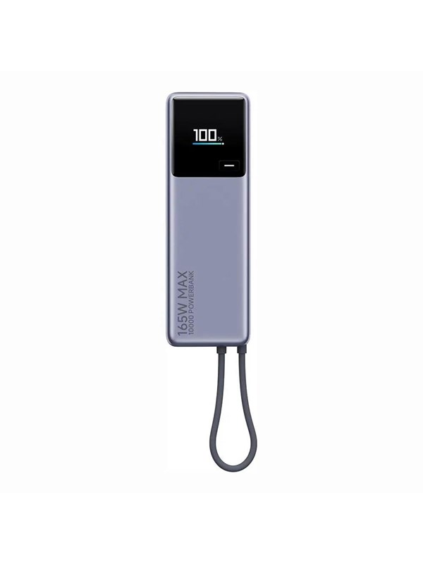Xiaomi 165W (Integrated Cable) Powerbank - Harmaa - 10000 mAh