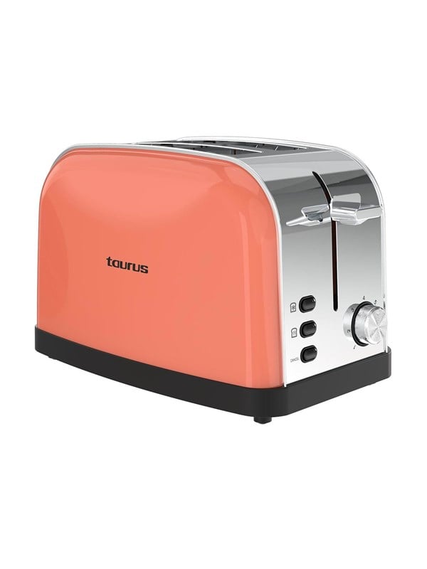 Taurus Leivänpaahdin Toaster Two Slot Vintage 2 Coral