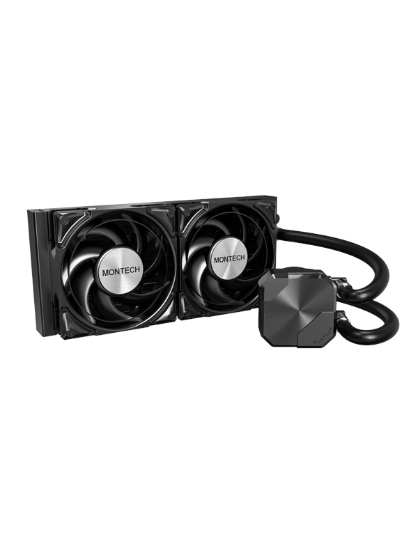 Montech HyperFlow240 Silent Black - CPU Vesijäähdytys - Max 25 dBA