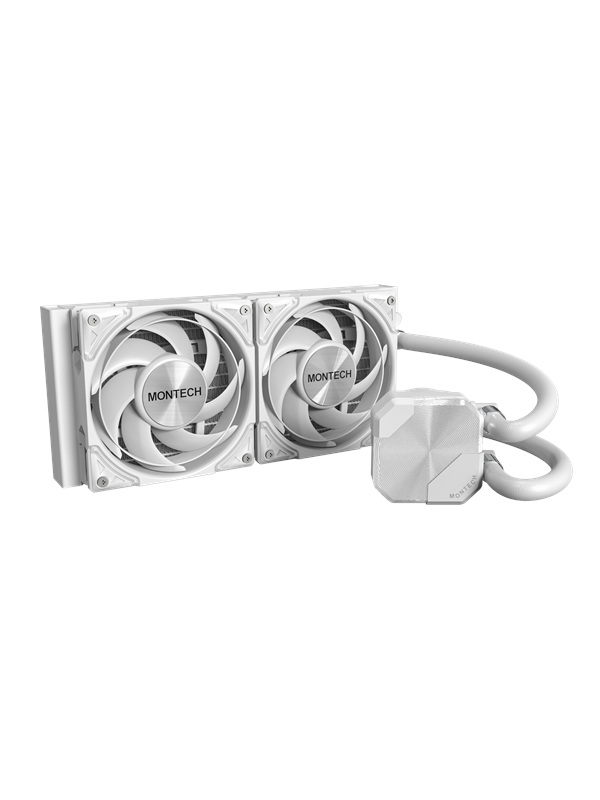 Montech HyperFlow240 Silent White - CPU Vesijäähdytys - Max 25 dBA