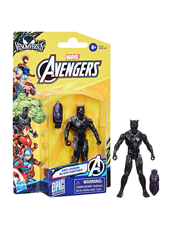 Marvel Avengers VenomVersus Epic World of Action Anti-Venom Black Panther 10 cm