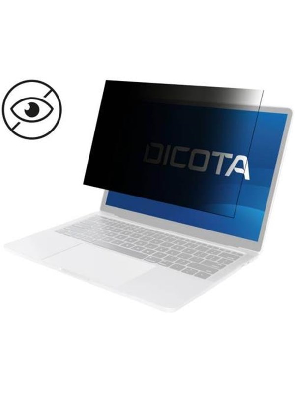 Dicota 2-Way Magnetic Tietosuojakalvo sopiva Laptop 15.6" (16:9) | Musta