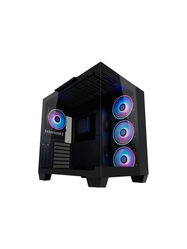 LC Power 809B Dark Storm_X - midi-tower - extended ATX - Kotelot - Tower - Musta