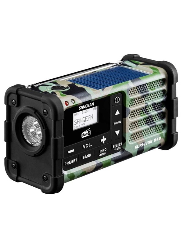 Sangean MMR-88 - Handcrank - Solar Radio - DAB+/FM - Mono