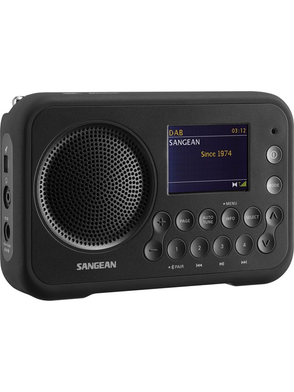 Sangean DPR-76BT - DAB+/FM - Mono - Musta