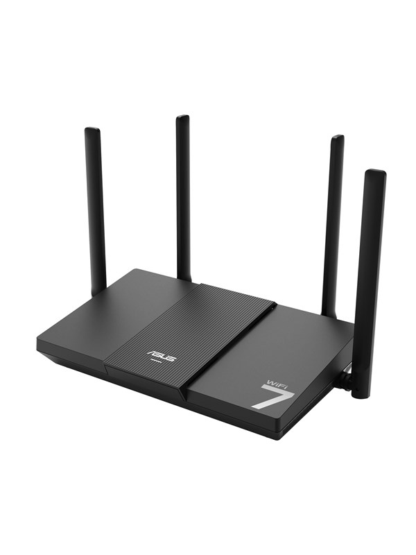 ASUS RT-BE50 - Wi-Fi 7 - Dual-band - 4-Antenna - 3-Port switch - Wireless router 802.11a/b/g/n/ac/ax/be (Wi-Fi 7) - Wireless router 802.11a/b/g/n/ac/ax/be (Wi-Fi 7)