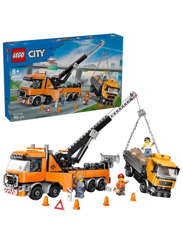 LEGO City 60467 Hinausauto nosturilla raskaaseen käyttöön
