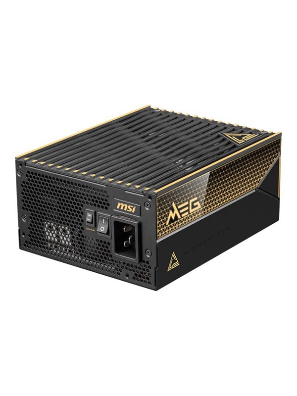 MSI MEG Ai1600T PCIE5 Virtalähde - 1600 Watt - 135 mm - ATX 3.1 - 80 Plus Titaani sertifioitu