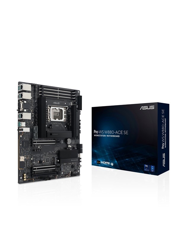 ASUS Pro WS W880-ACE SE Emolevy - Intel W880 - Intel LGA1851 - DDR5 RAM - ATX