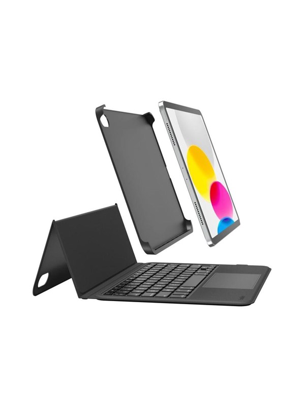 Belkin Connect - keyboard and folio case (protective case) - with magnetic stand - with trackpad Input Device - Näppäimistö & Foliosetti - Musta