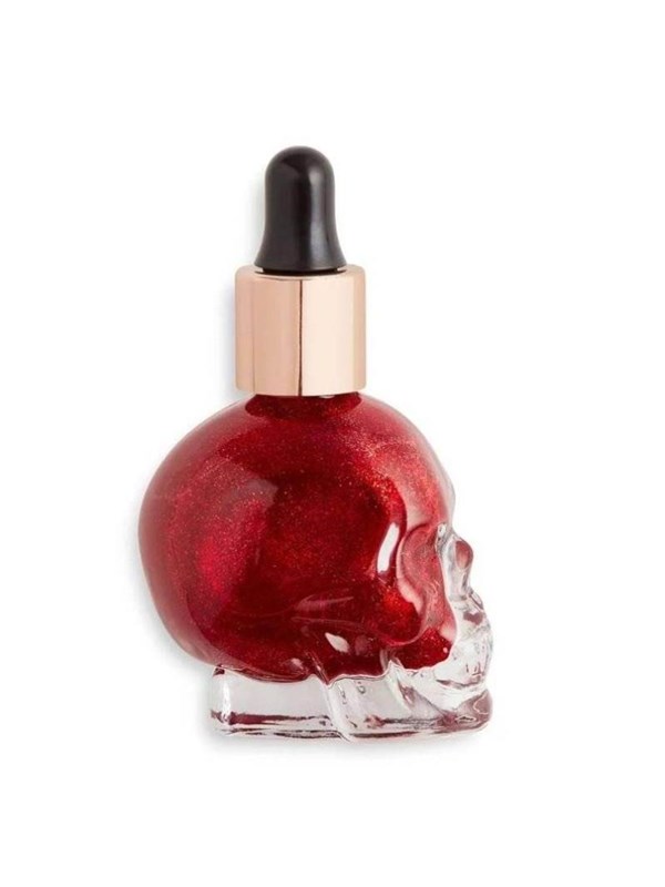 Makeup Revolution Skull Edition, Liquid Highlighter, Creature Blood of My Enemies, 13 ml
