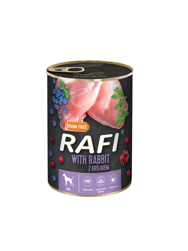 RAFI Viljaton märkäruoka koiralle kanilla 400g