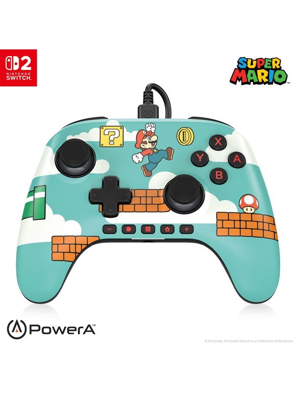 PowerA Langallinen Advantage -ohjain Nintendo Switch 2:lle - It's Mario Time
