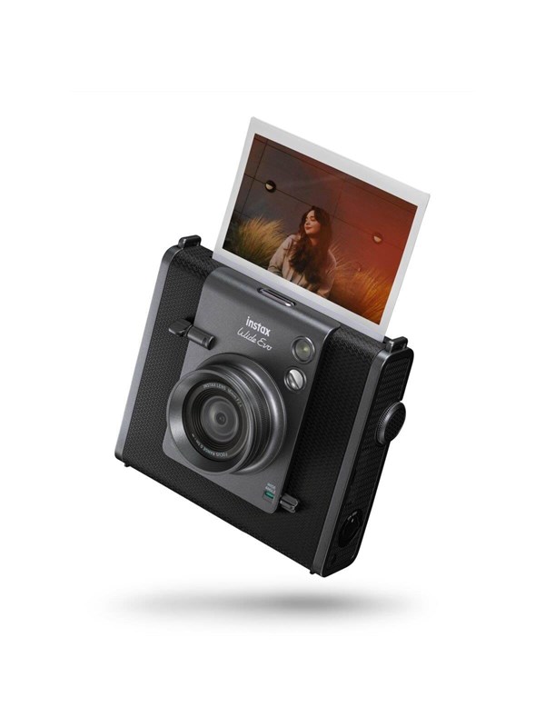 Fujifilm instax WIDE Evo -pikakamera, musta
