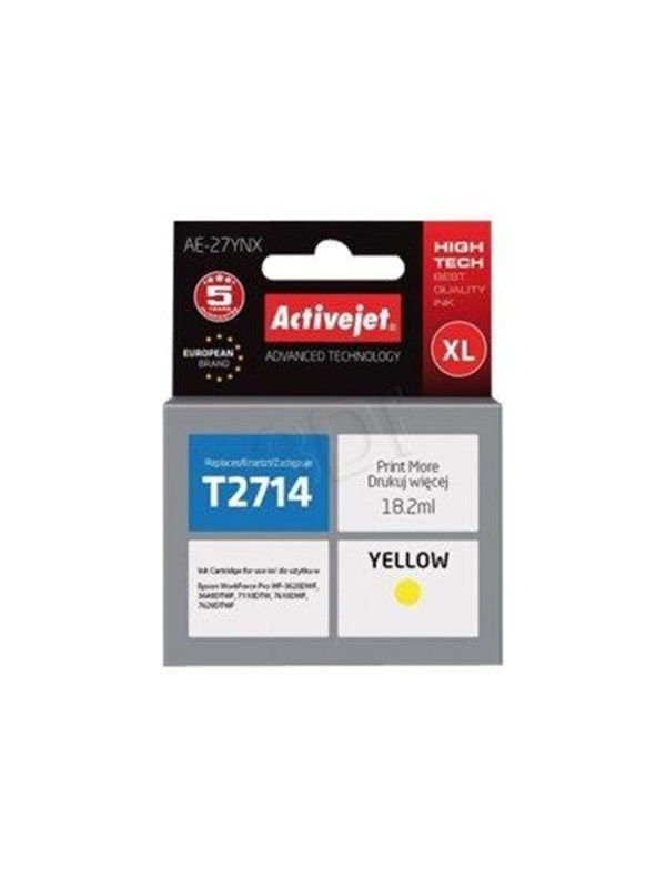 ActiveJet Supreme AE-27YNX - XL - yellow - compatible - ink cartridge (alternative for: Epson T2714)