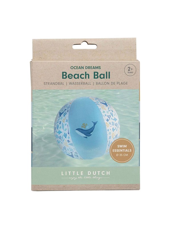 Little Dutch Ocean Dreams Beach Ball Blue 35cm