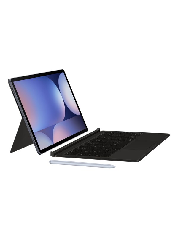Samsung Galaxy Tab S10+ / Tab S9 FE+ / Tab S9+ - Book Cover Keyboard - Black (English) - Näppäimistö & Foliosetti - Musta