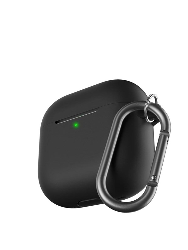 KeyBudz Elevate Series Keychain for Airpods 4th gen - Black