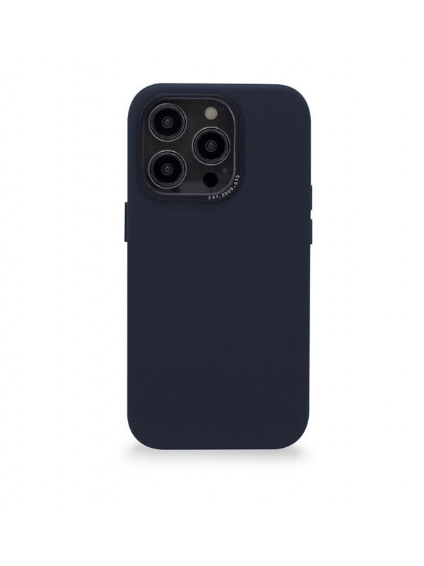 Decoded Leather Backcover for iPhone 14 Pro Max Navy
