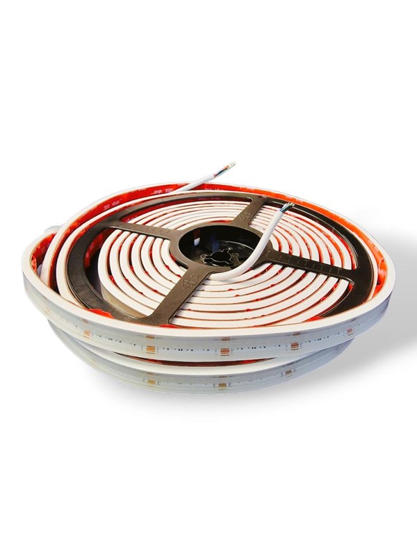 HiluX RGBW COB LED Strips - 24V - 18W/m - 620lm/m - RGB+2700K - CRI90+ - 5m - IP67