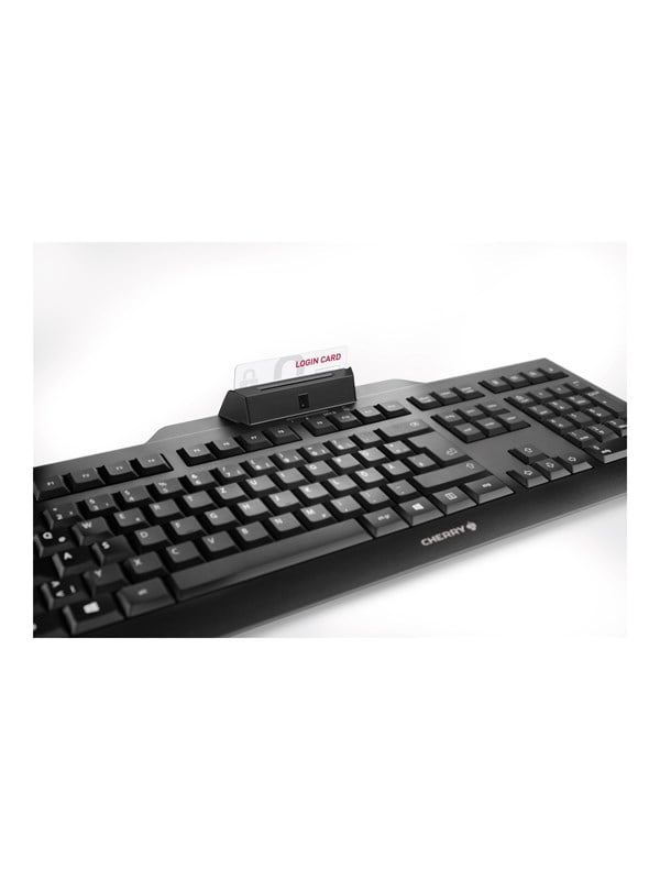 Cherry KC 1000 SC - Näppäimistö - Ranskalainen - Musta