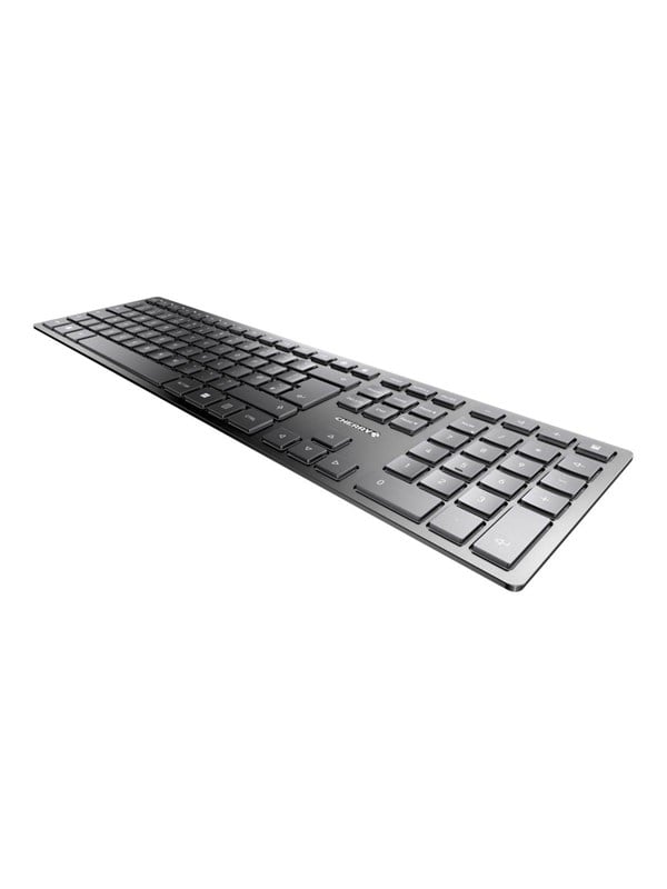 Cherry KW 9100 SLIM - Näppäimistö - Englanti (UK) - Hopea