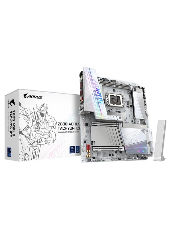 GIGABYTE Z890 AORUS TACHYON ICE Emolevy - Intel Z890 - Intel LGA1851 - DDR5 RAM - Extended ATX