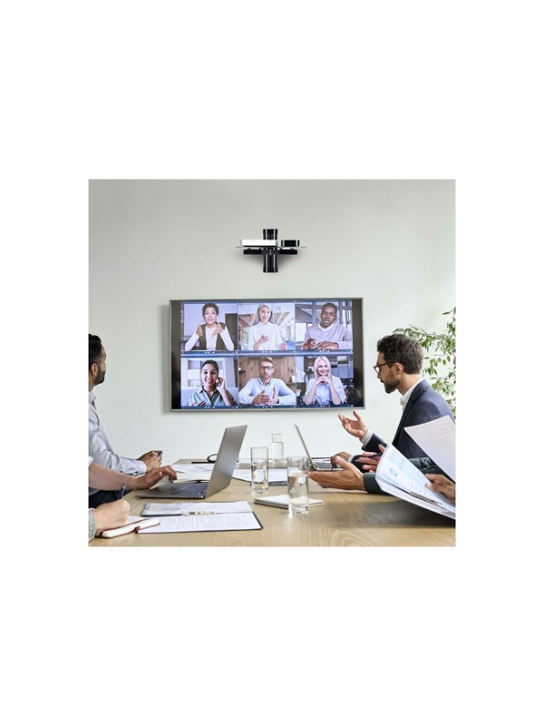 StarTech.com Floating Wall-Mounted AV Shelf Adjustable Height Shelf For Under TV - Max 7 kg - recommended for