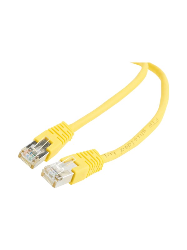 Gembird patch cable - 1 m - yellow - Keltainen - 1m