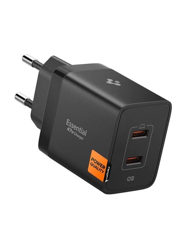 Spigen Essential 47W Wall Charger EE472EU - black