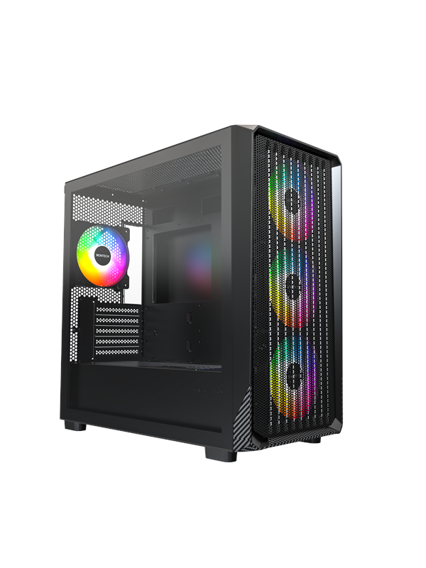 Montech X5M mATX Black - Kotelot - Minitower - Musta