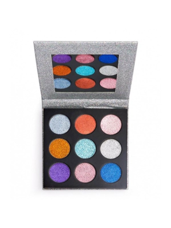 Makeup Revolution Pressed Glitter Face Palette Illusion 13.5 g
