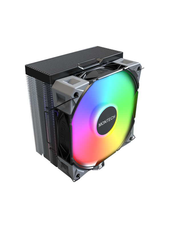 Montech NX400 ARGB - Black - CPU-ilmajäähdytin - Korkeintaan 35 dBA