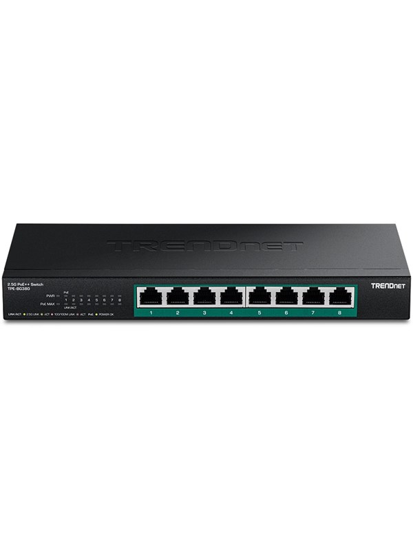 TRENDnet TPE-BG380 8-Port 2.5G PoE++ Switch